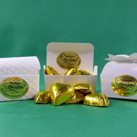 Foiled Gold Hearts In Box