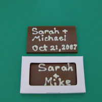 Chocolate Message Card