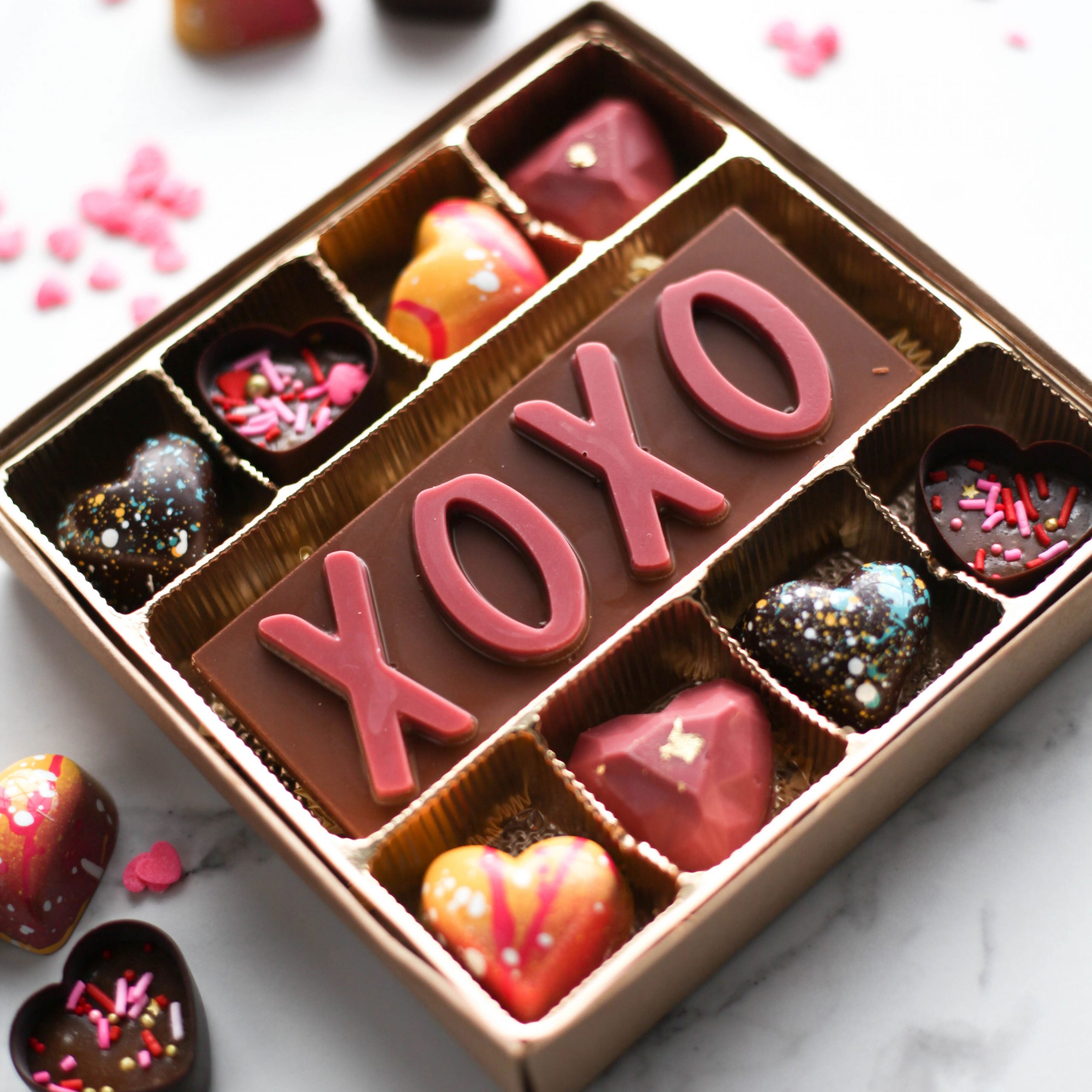 XOXOHeart Collection Walker’s Chocolates